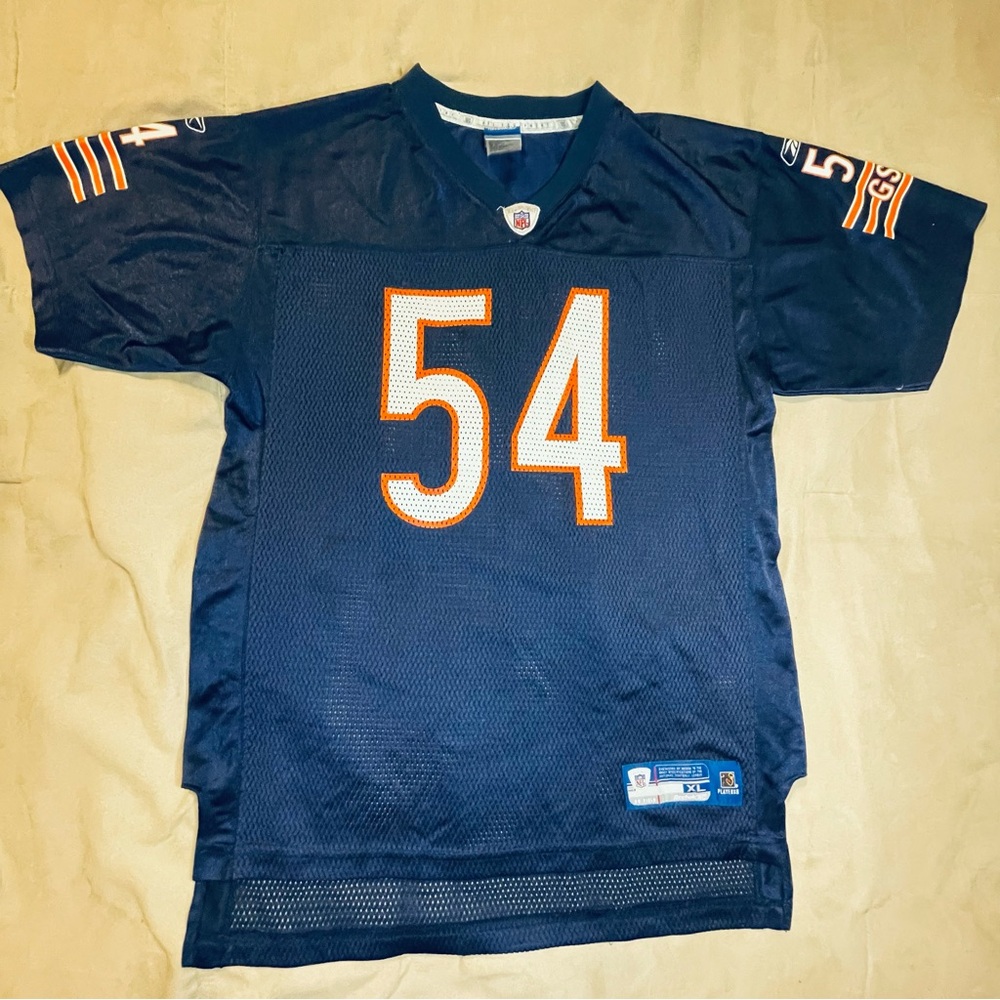 VTG Chicago Bears Urlacher #54 Reebok NFL Jersey Youth XL Football Sports Retro